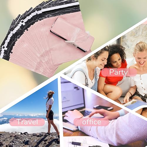 Miniatura 7 de SJORHNUS Bolsas de eliminación sanitaria para mujer, 100 bolsas de eliminación personales rosas para bolsas de eliminación de higiene femenina,