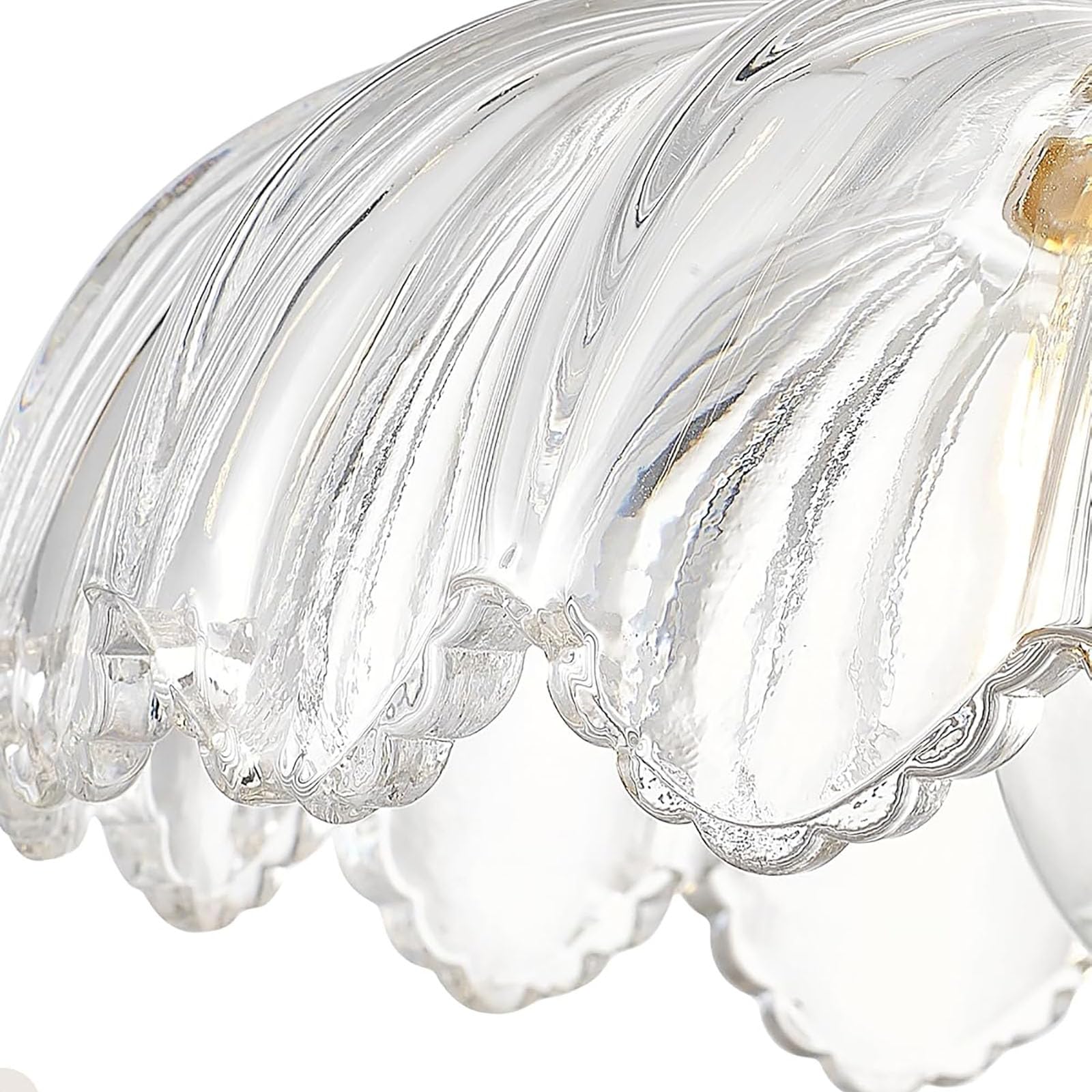 Lampa sufitowa Oświetlenie szklane Lampa sufitowa Kreatywność Kwiat Decoro E27 Mosiądz Lampy Sufitowe Lampa Wisząca Na Przedpokój Sypialnia Jadalnia