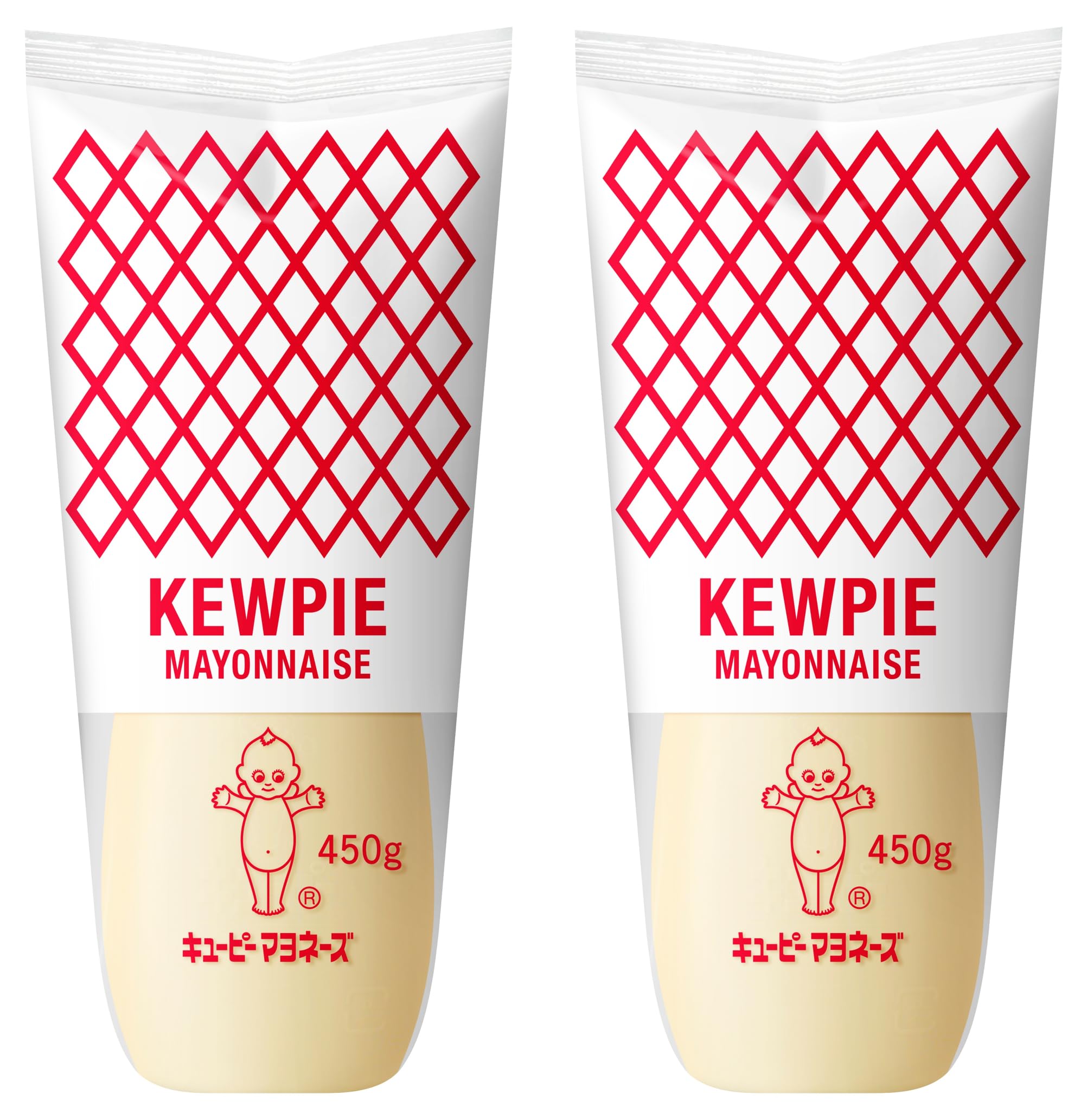 Kewpie Mayonnaise 450g (Pack of 2) | Rich, Umami-Packed Japanese Mayo