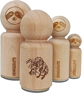 Wendigo Mythological Creature Monster Rubber Stamp for Stamping Crafting...