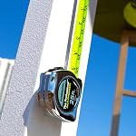 Komelon 425IEHV High-Viz Professional Tape Measure Bother Inch and Engineer Scale Printed, 25-Feet by 1-Inch, Chrome