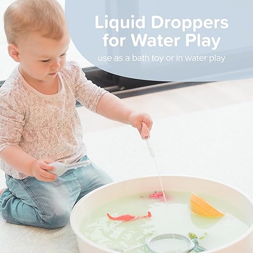 Miniatura 4 de Inspire My Play 6 x Goteros Líquidos Naturales para Manualidades Infantiles - Pipetas de Juego Sensorial para Niños - Juguetes y Accesorios de Juego