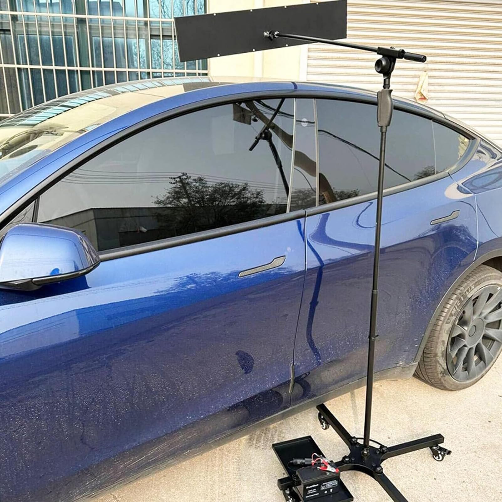 Luce Per Riparazione Ammaccature Auto PDR, Luce Per Linea Di Riflessione Ammaccature LED Regolabile A 6 Colori Per Auto Con Staffa, Rimozione Ammaccature Senza Verniciatura Per Carrozzerie E Fai Da Te