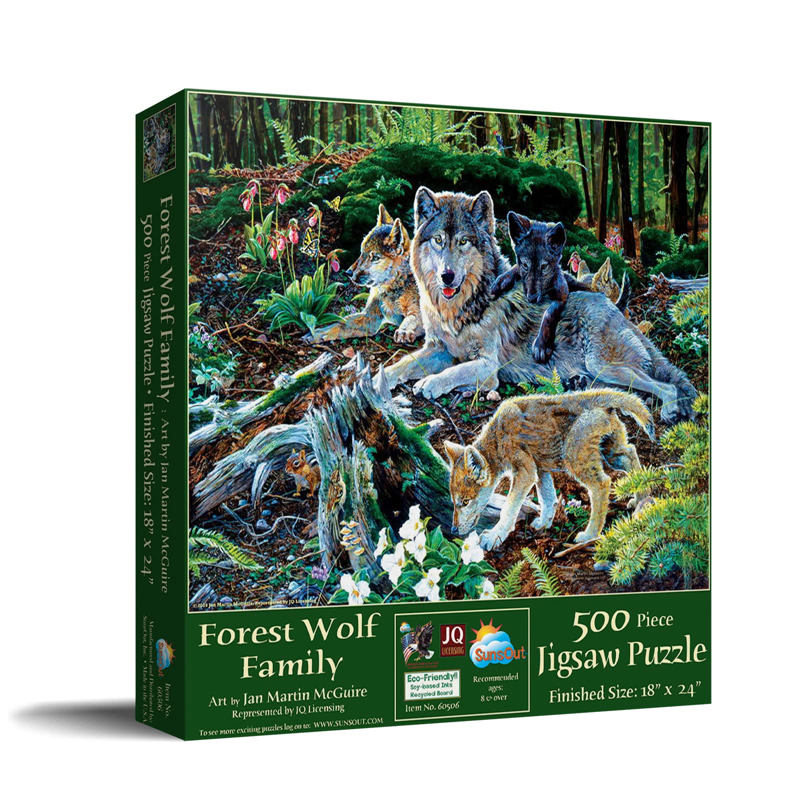 その他 WONDERWALL TOUMART FANGWOLVESDarkness Amazon.com: SUNSOUT INC - Forest Wolf Family - 500 pc Jigsaw
