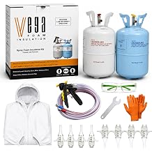 Vega Bond 3-lbs High Density 2 Part Spray Foam Insulation Heavy Duty Covers 130 SF at 1 inch