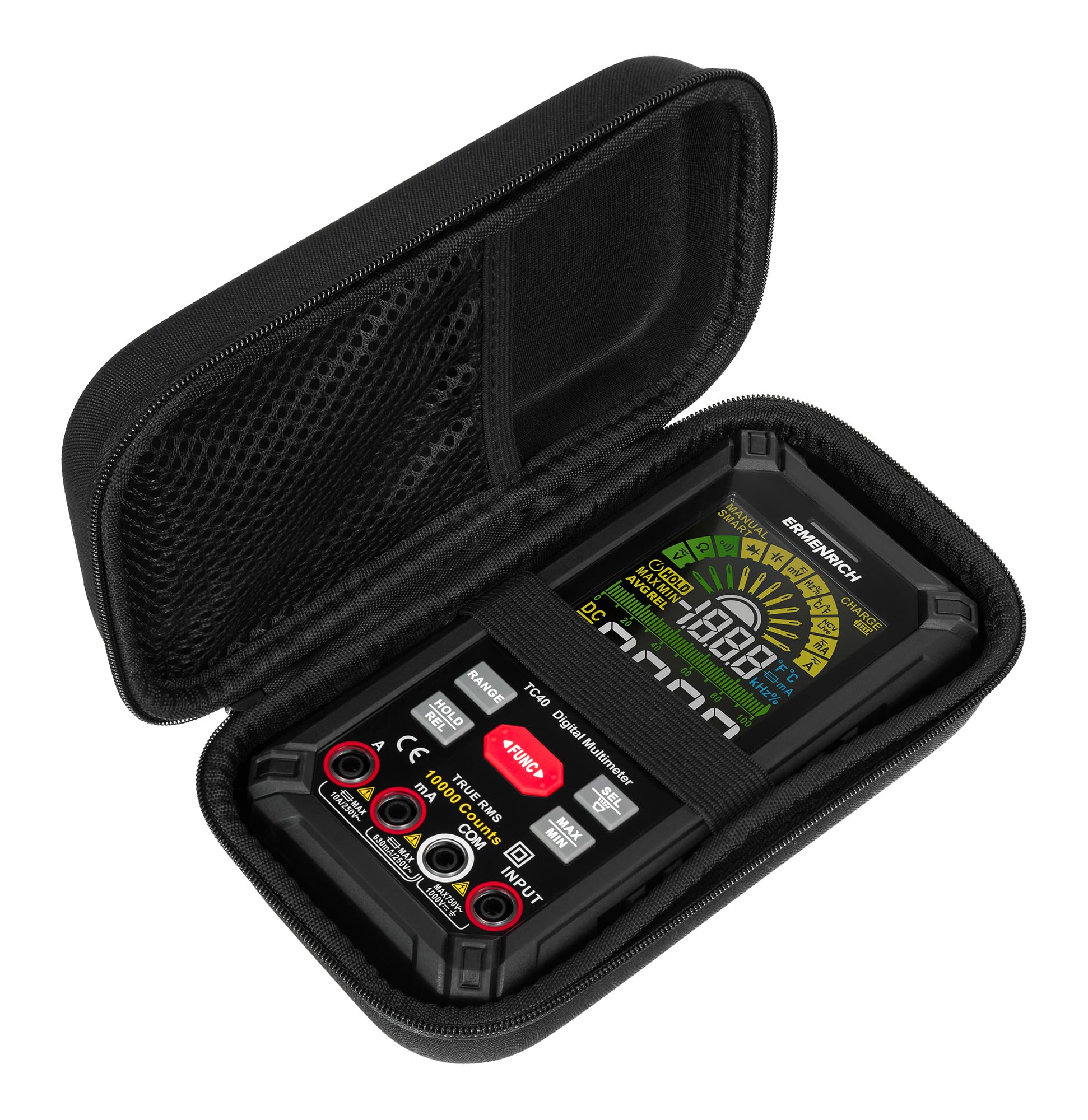 Zing TC40 Multimetr Cyfrowy Tester Ładowalny Smart TRMS