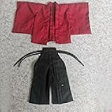 1/6 Samurai Uniform Kimono Clothes for 12
