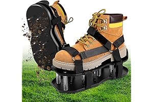 Lawn Aerator Shoes with Spring Base - Boost Soil Health!