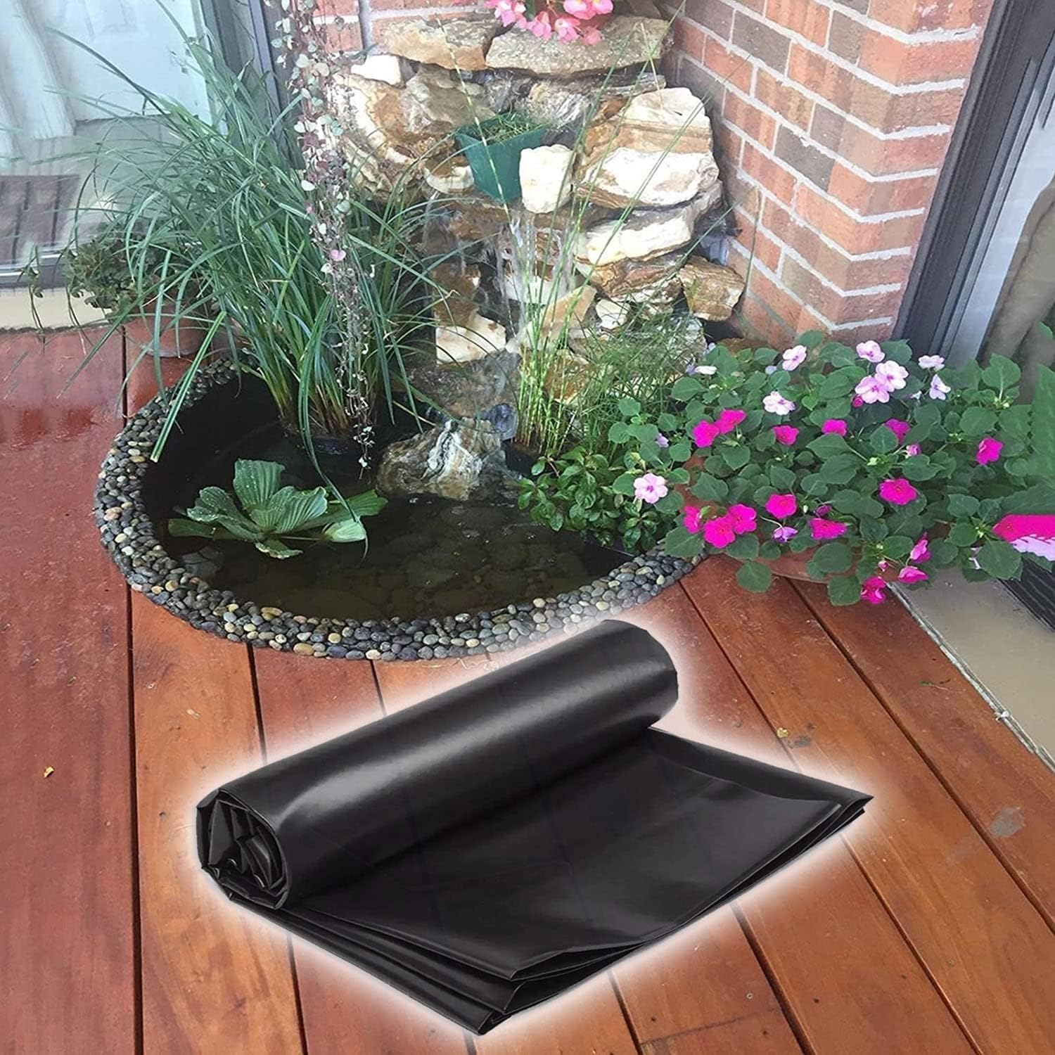 13x26.2ft and 12 Mil Thickness Pond Liner, Pliable