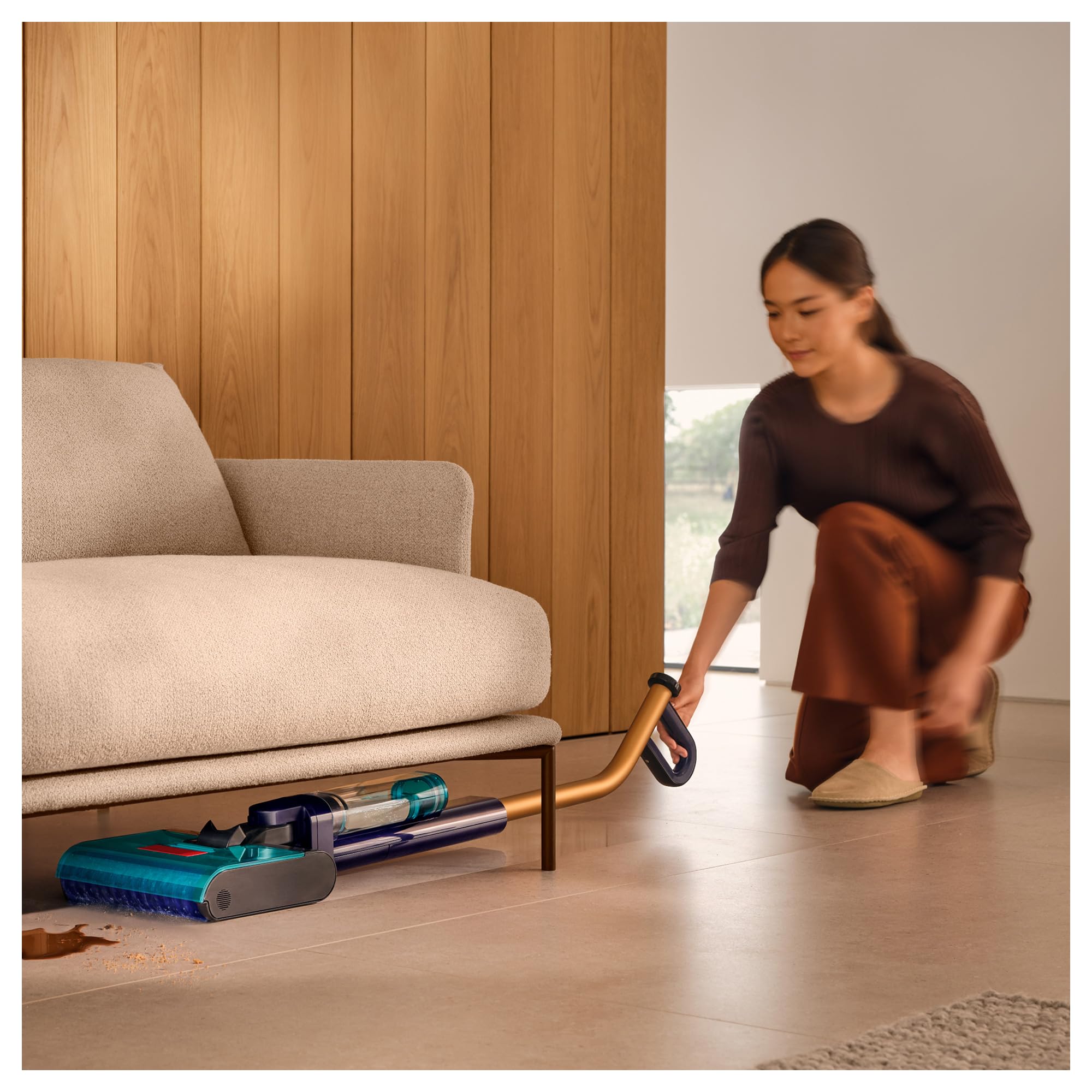 Dyson Clean+Wash Hygiene | Fregona eléctrica sin filtros | Limpieza higiénica de Suelos Duros