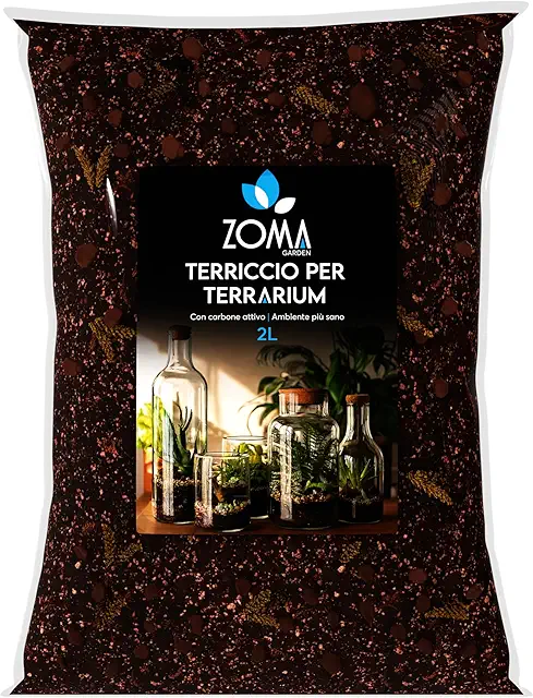 Sustrato para Plantas de Terrario: Drenaje y Humus Natural, 2L