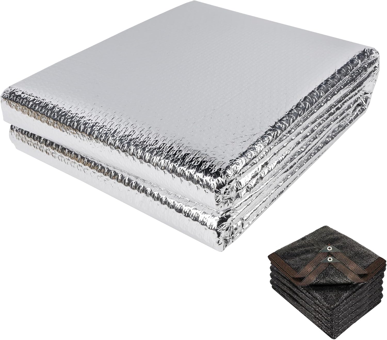 48IN x 10FT Insulation Roll & 20 x 20 FT Shade Cloth 40%