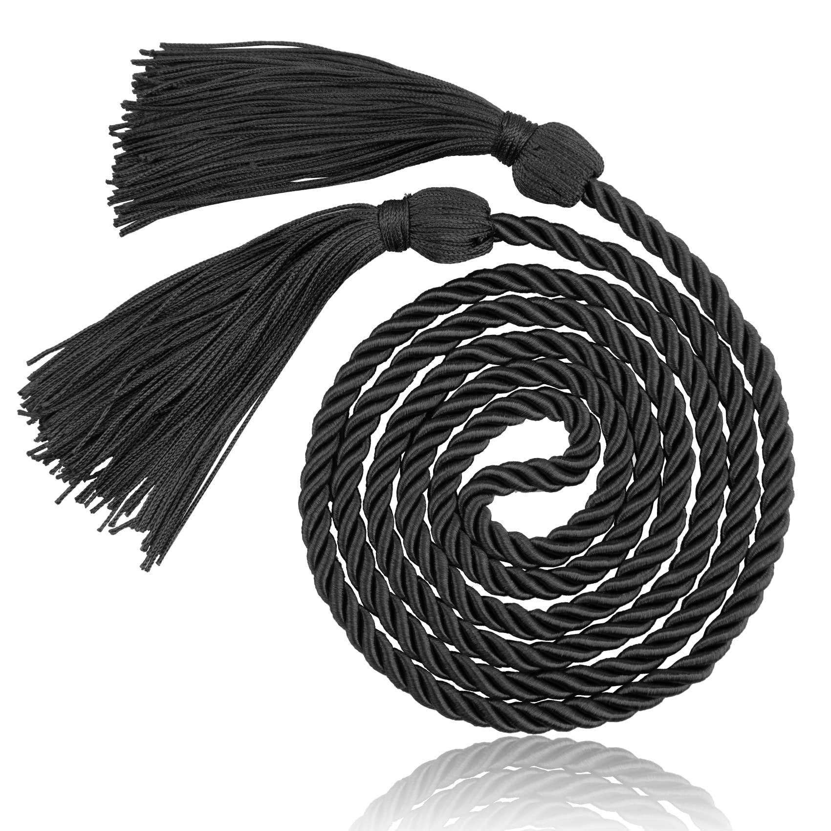 Buy Graduation Honor Cord, Black Graduation Cords 2023, Graduation Silk