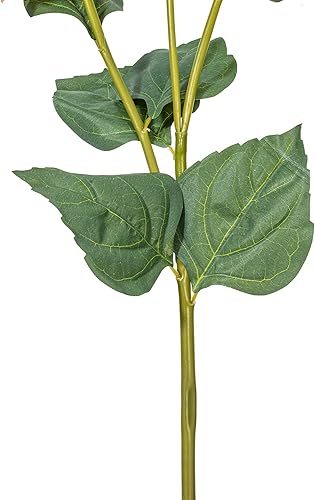 Miniatura 8 de Vickerman Espray de hortensias artificiales malva de 33 pulgadas con tres cabezas de flores, 2 por bolsa.