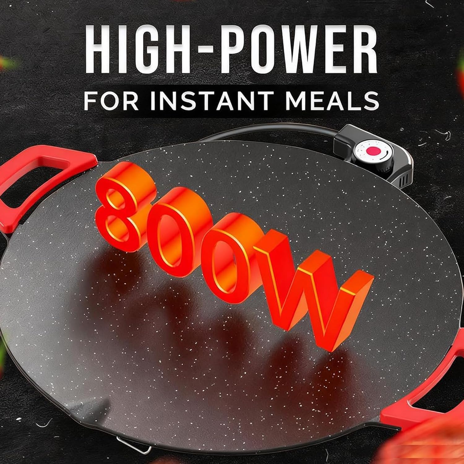 Non-Stick Electric Indoor Grill Pan, Electric Griddle Nonstick, Multi-functional Korean Electric Indoor Grill, 11.8/14.2/15.7 in Portable Korean Bbq Grills, Five Temperature (11.8 inch)