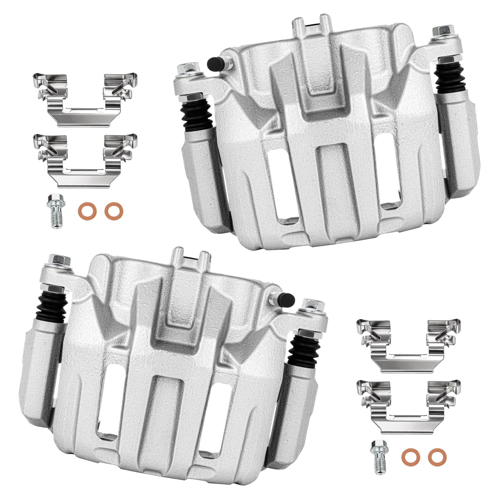 cciyu Front Left &amp; Right Disc Brake Calipers With Bracket 19B2958 19B2959