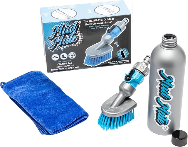 Mud Mate THE AMAZING BOOT AND SHOE CLEANER BRUSH. Clean mud from all types of outdoor footwear, pushchair wheels, Horse & equestrian tack