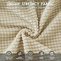 Vista 4 de Sunnyway Funda para silla de oficina, 2 piezas, fundas elásticas para asiento de silla de computadora, funda elástica para asiento de escritorio