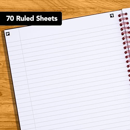 Miniatura 4 de Black n Red Cuaderno cubierta de polietileno duradera papel óptik de alta calidad compatible con la aplicación Scribzee respetuoso con el medio