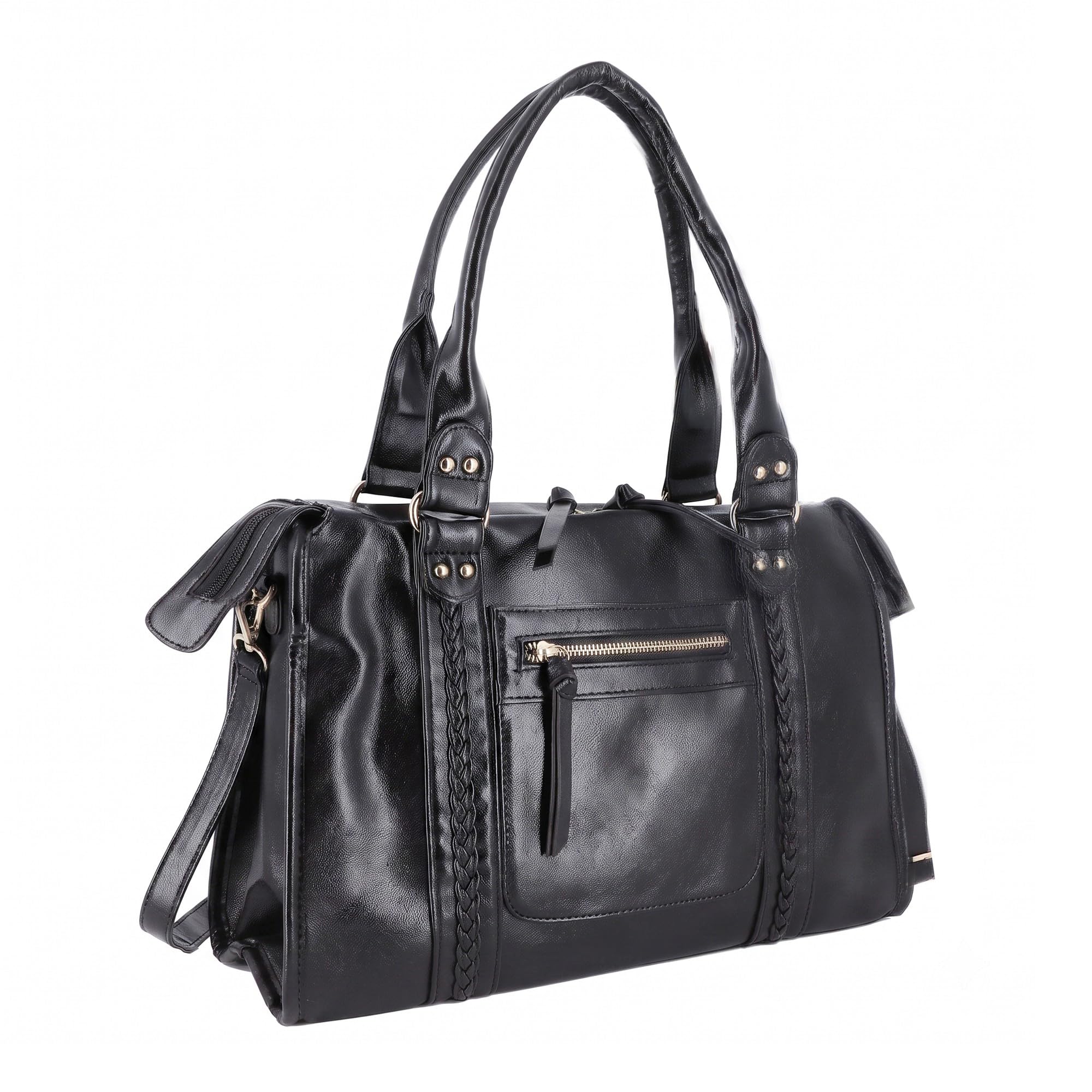 flora & co Grand Sac Bowling Femme Cours Similicuir Lisse