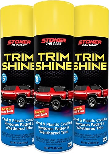 Miniatura 8 de Stoner Car Care 91034-2PK - Protector del brillo de tapicería en aerosol de 12 onzas, restaura los plásticos interiores y exteriores opacos