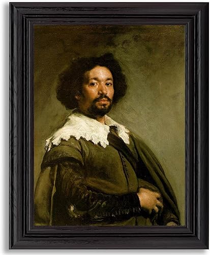 Juan De Pareja por Diego Velazquez - Póster enmarcado para pared, decoración de obras de arte finas, reproducción de pósteres e imágenes  Impresión