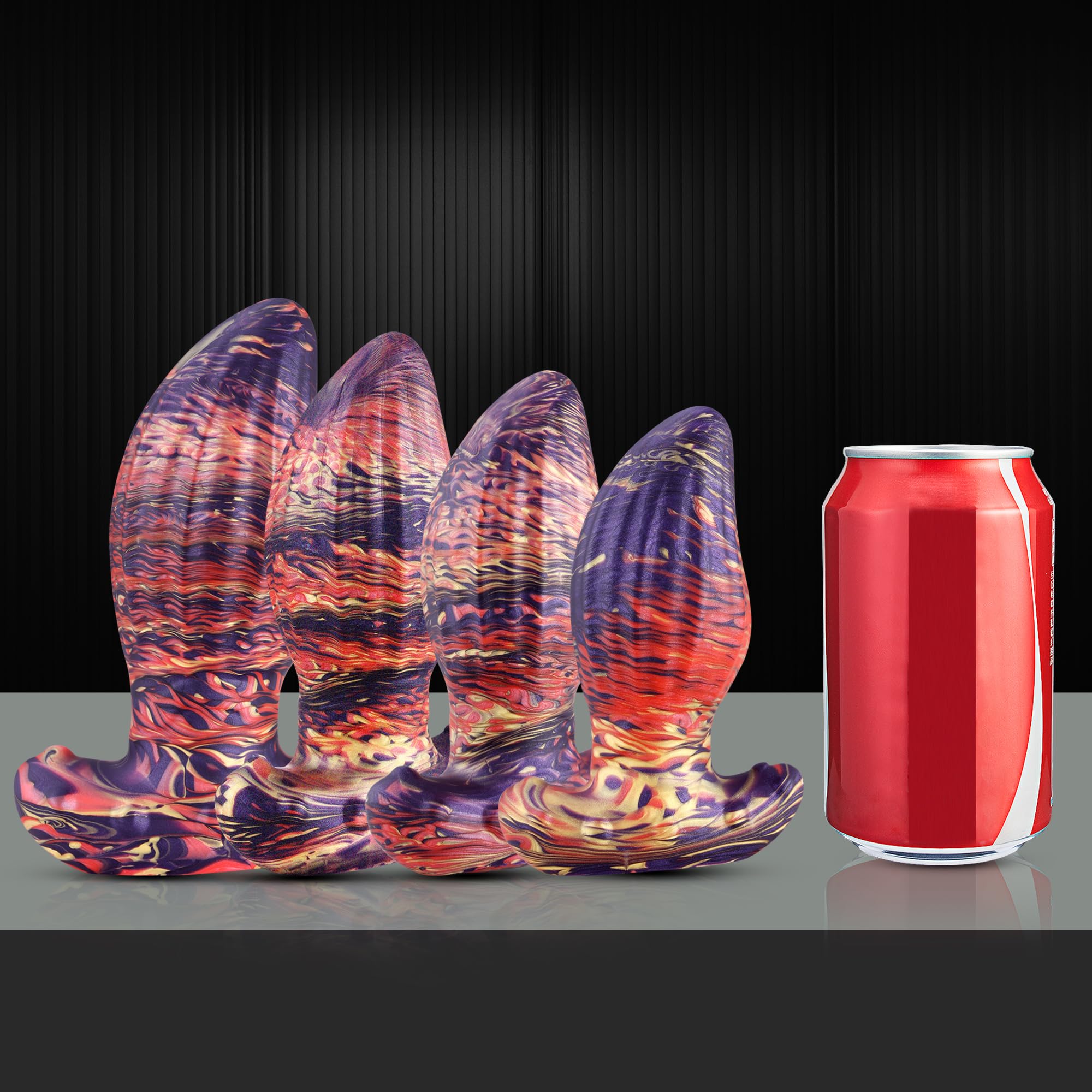 Wildolo Silicone Anal Plug, Liquid Silicone Anal Massage Anal Ball for Beginner Advanced Men Women XXL