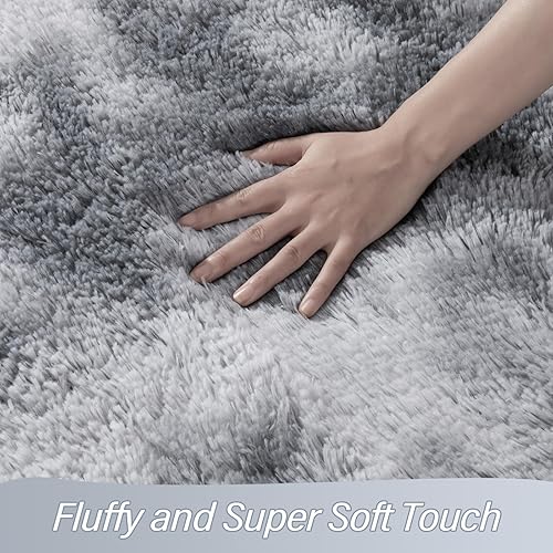 Vista 202 de BENRON Alfombras suaves para dormitorio, 2 x 6, lavables para pasillo, entrada, cocina, dormitorio, alfombra mullida para decoración de habitación