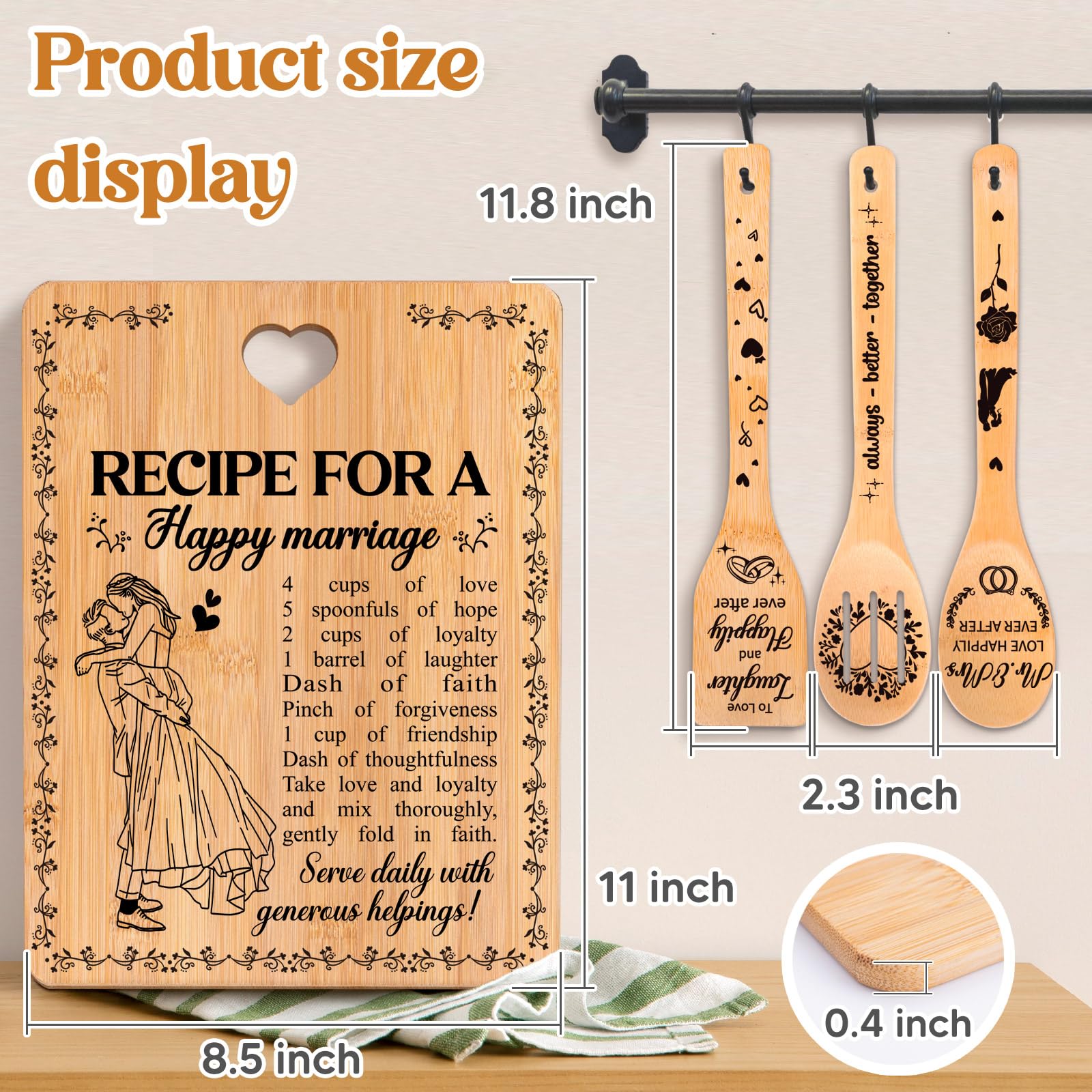 Wedding Gifts for Couple Engagement Gifts for Couples Wedding Gifts for Bride and Groom Bride & Groom - Image 2