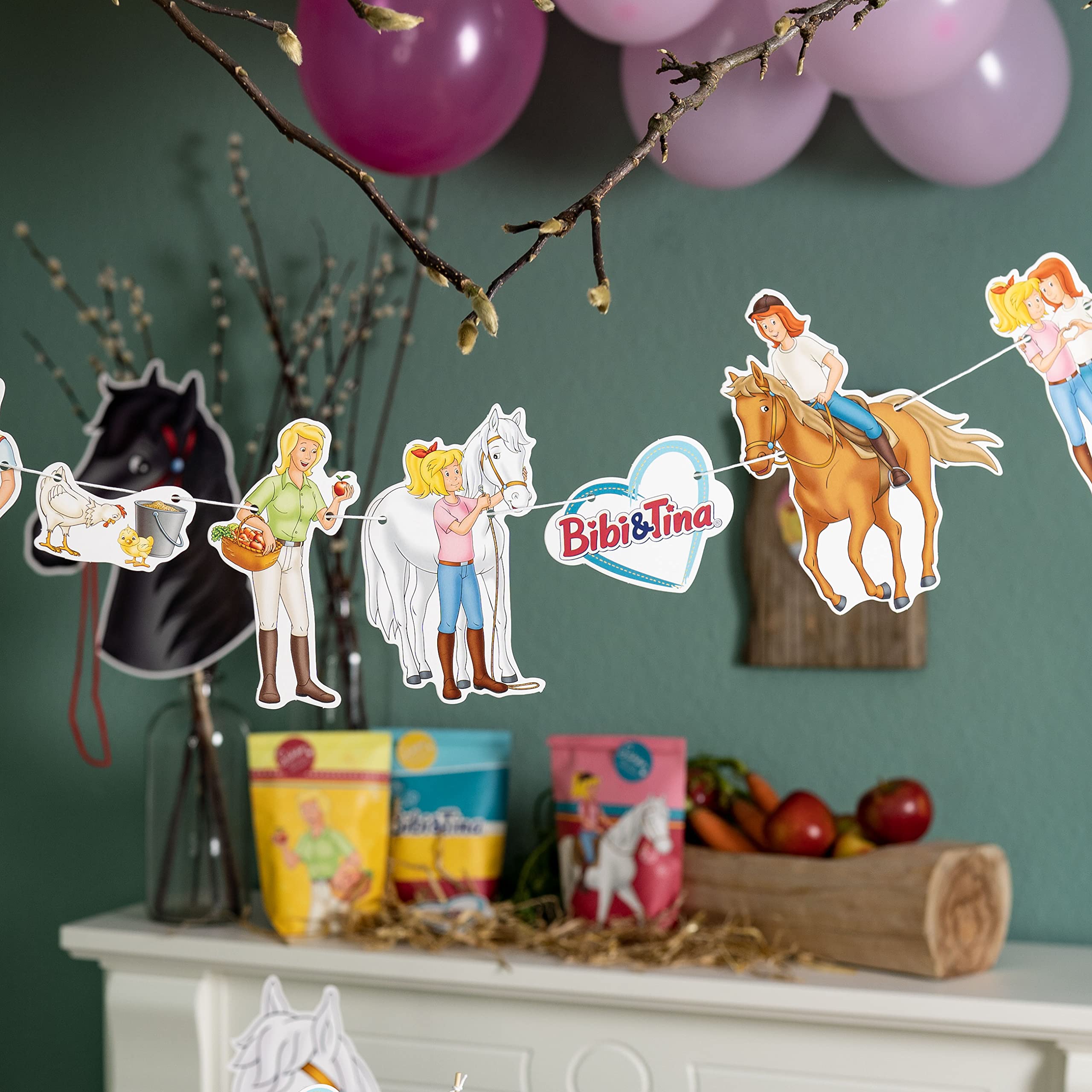 Papierdrachen Cake Topper Unicorno - Decorazione per Torta 18 Pezzi - Set per Compleanno Bambini - Set 2