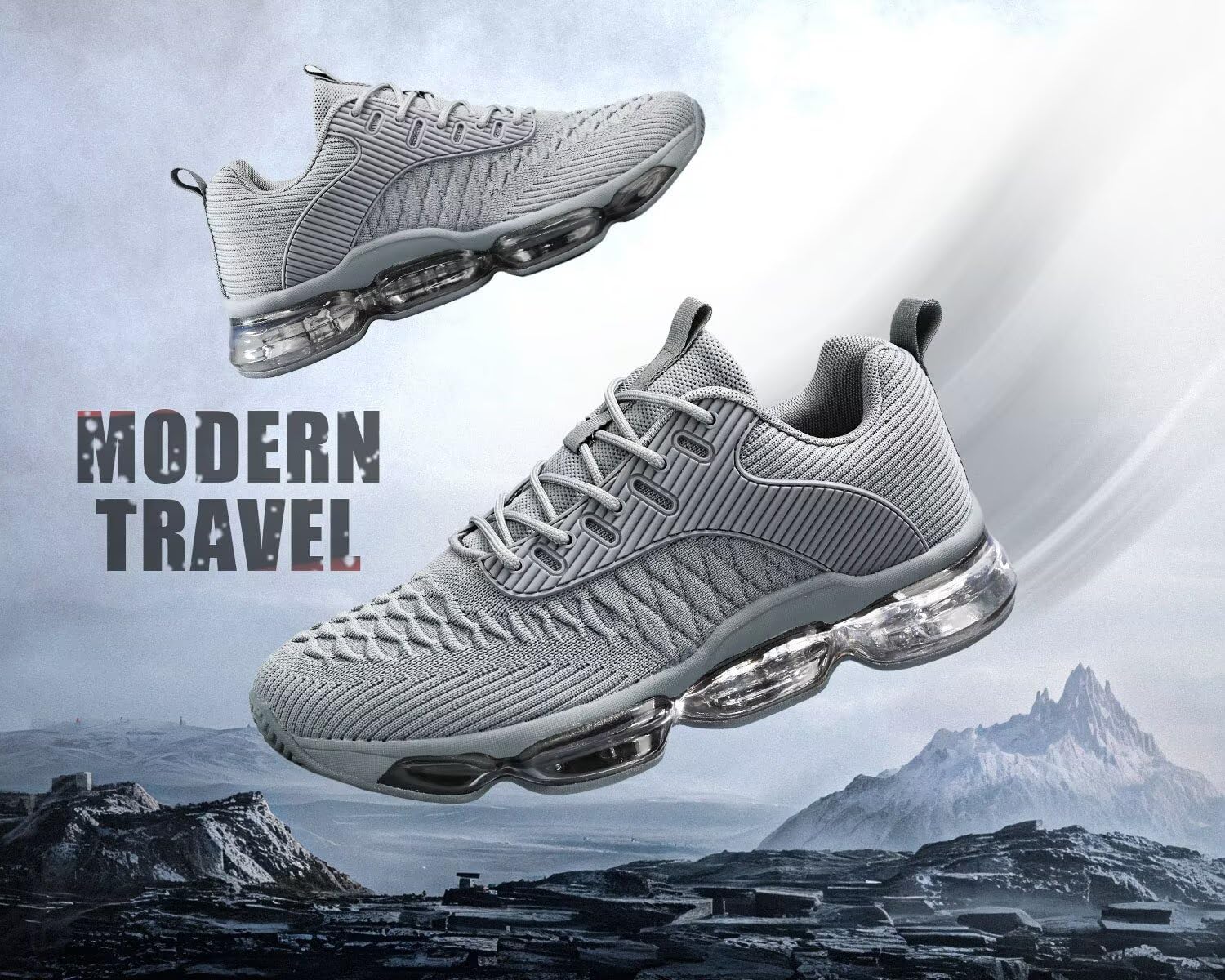 Mens Running Shoes Air Cushion Tennis Walking Sneakers Casual Sport Gym Jogging - Image 7