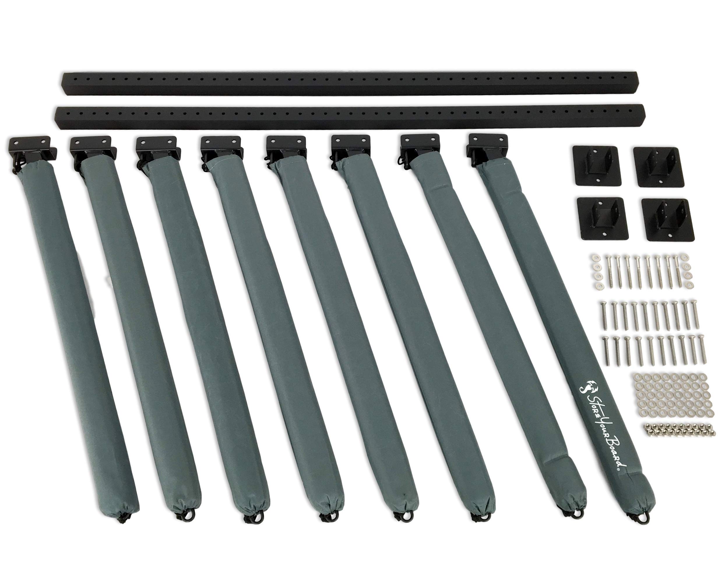 Buy StoreYourBoard Outdoor 4 Kayak Storage Rack, Wall Mount, Holds 400