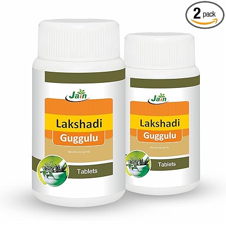 Jain Lakshadi Guggulu 250mg - 80 Count (Pack of 2)
