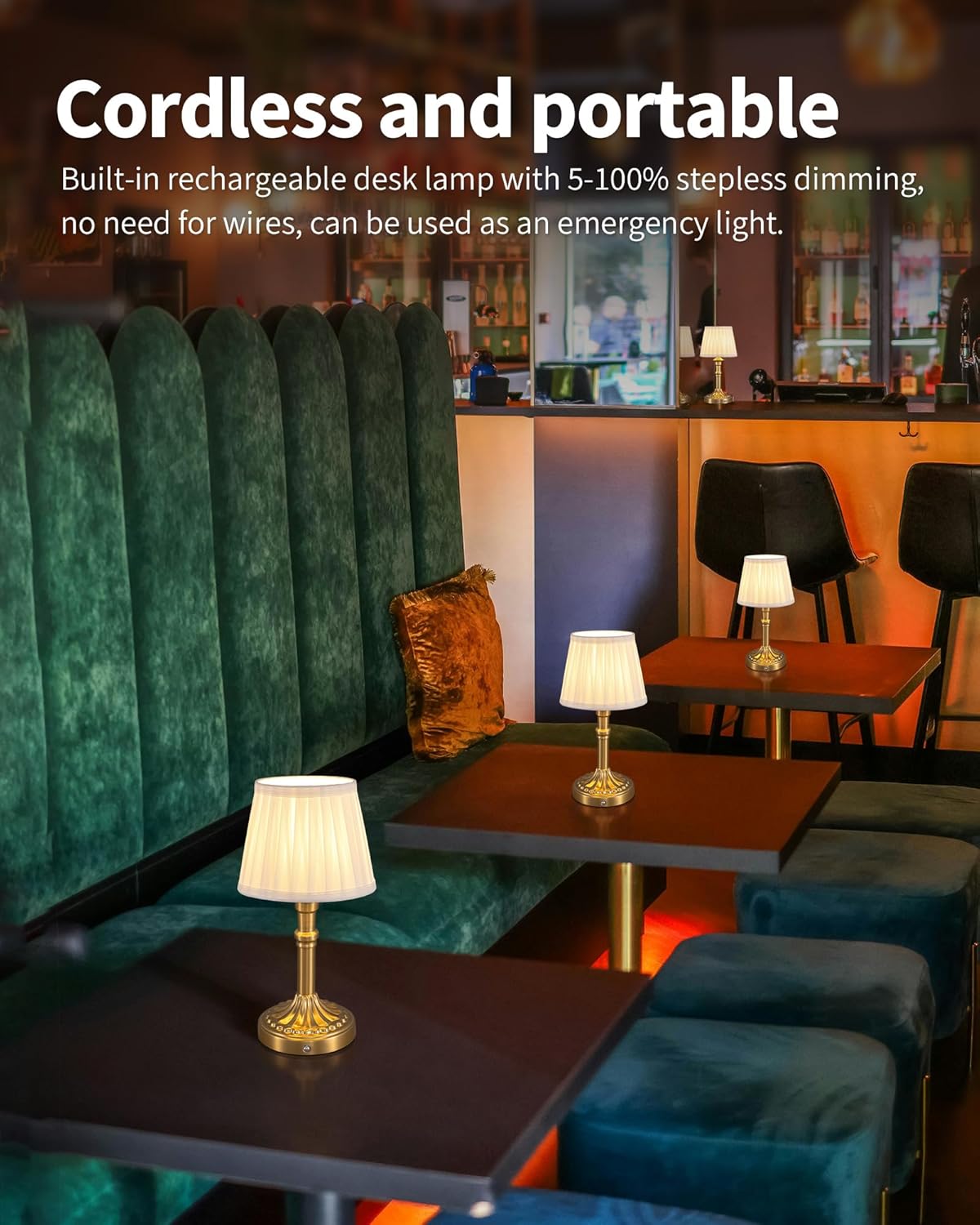 Illuminate Your Space: KDG Cordless Portable Table Lamp Set Review