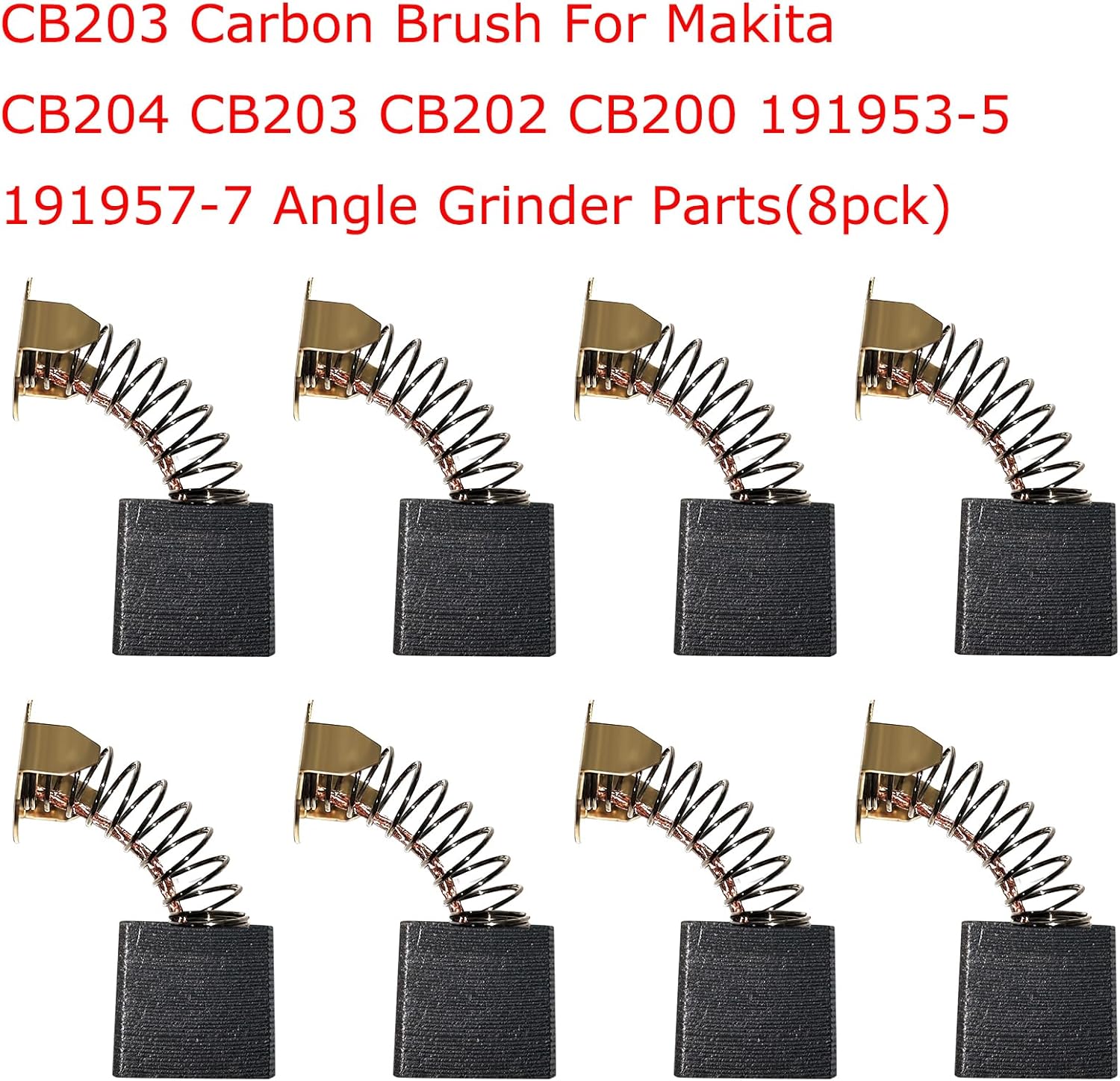 8PCS CB204 CB202 Carbon Brush Set view 3