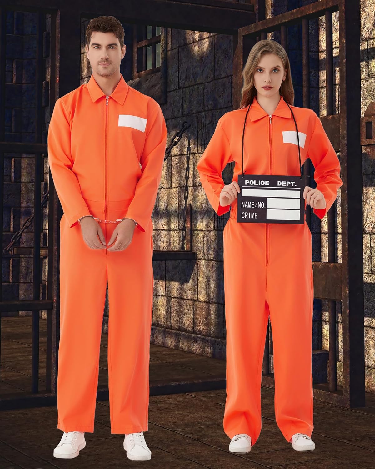 Inmate Uniform Doc Orange Jumpsuit Deaboat Prisoner Jumpsuit Men