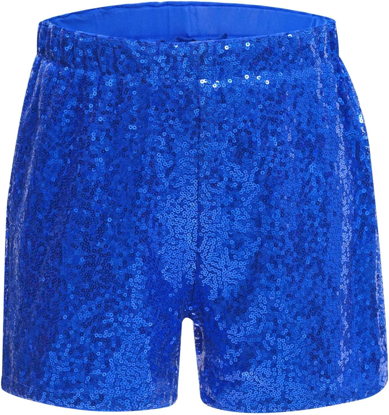 Hansber Kids Girls Sequins Ballet Dance Gymnastics Shorts Tumbling Sports Bottom Hot Pants Cheer Competition Dancewear