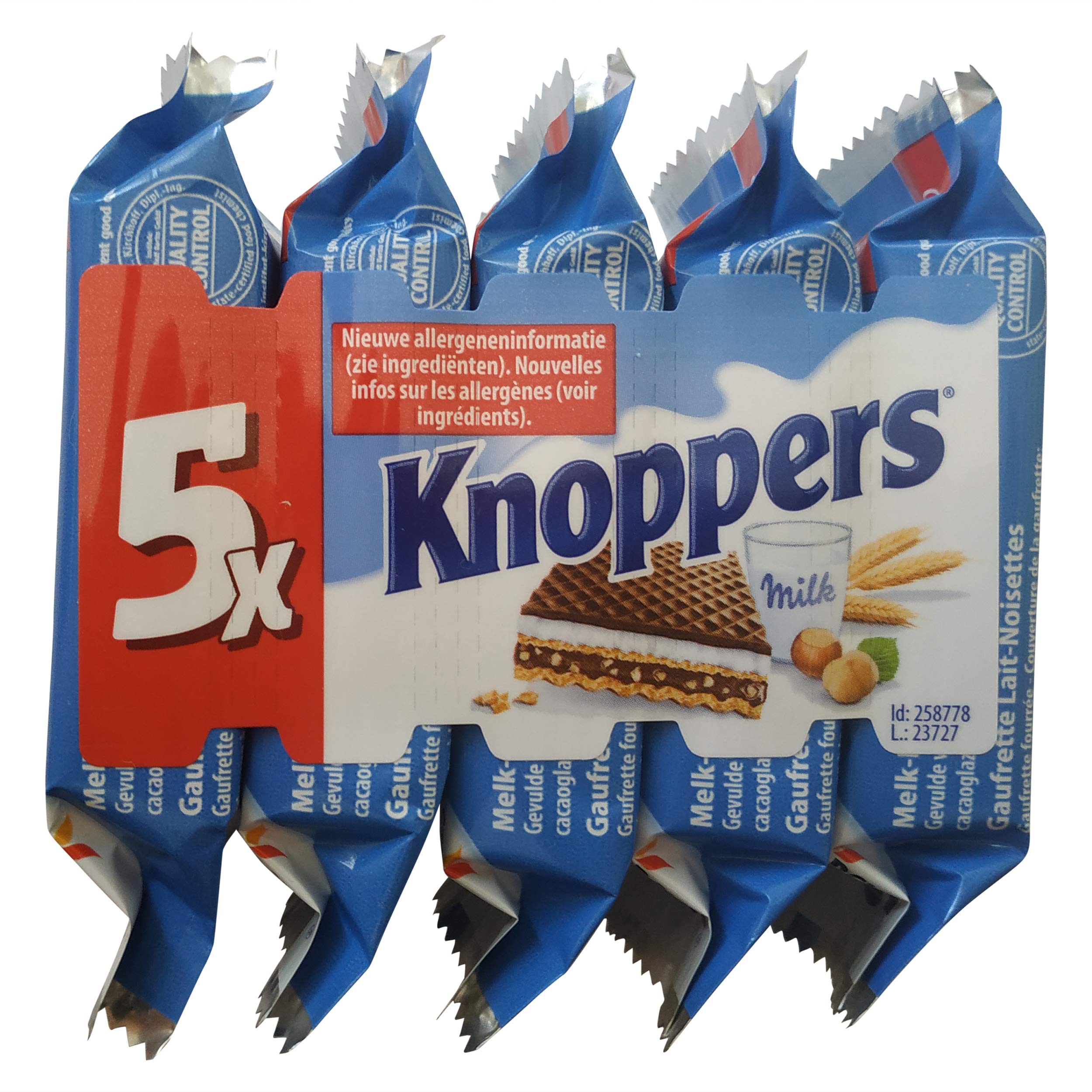 Knoppers Wafers Knoppers Milk Hazelnut Wafer Crispy Wafer With