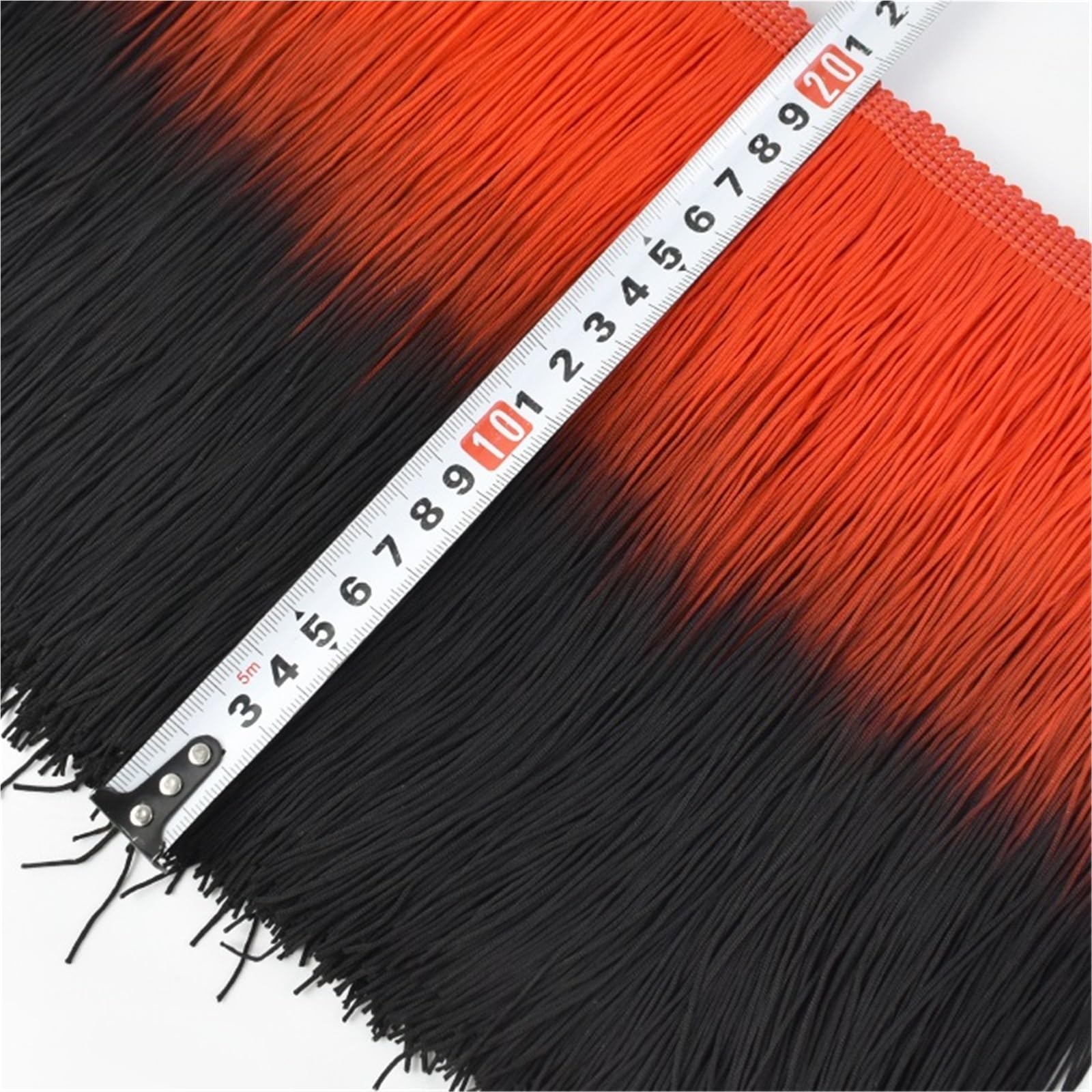 Szeroka koronka z frędzlami, Multicolor Tassel Fringe Trim 20cm 2m/5m(Color 14,20cm-5Meters)