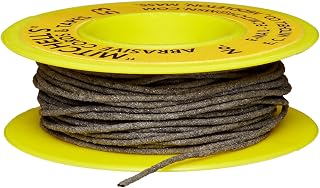 Mitchell Abrasives 53-A 53 Round Abrasive Cord, Aluminum Oxide 180 Grit .040" Diameter x 50 Feet