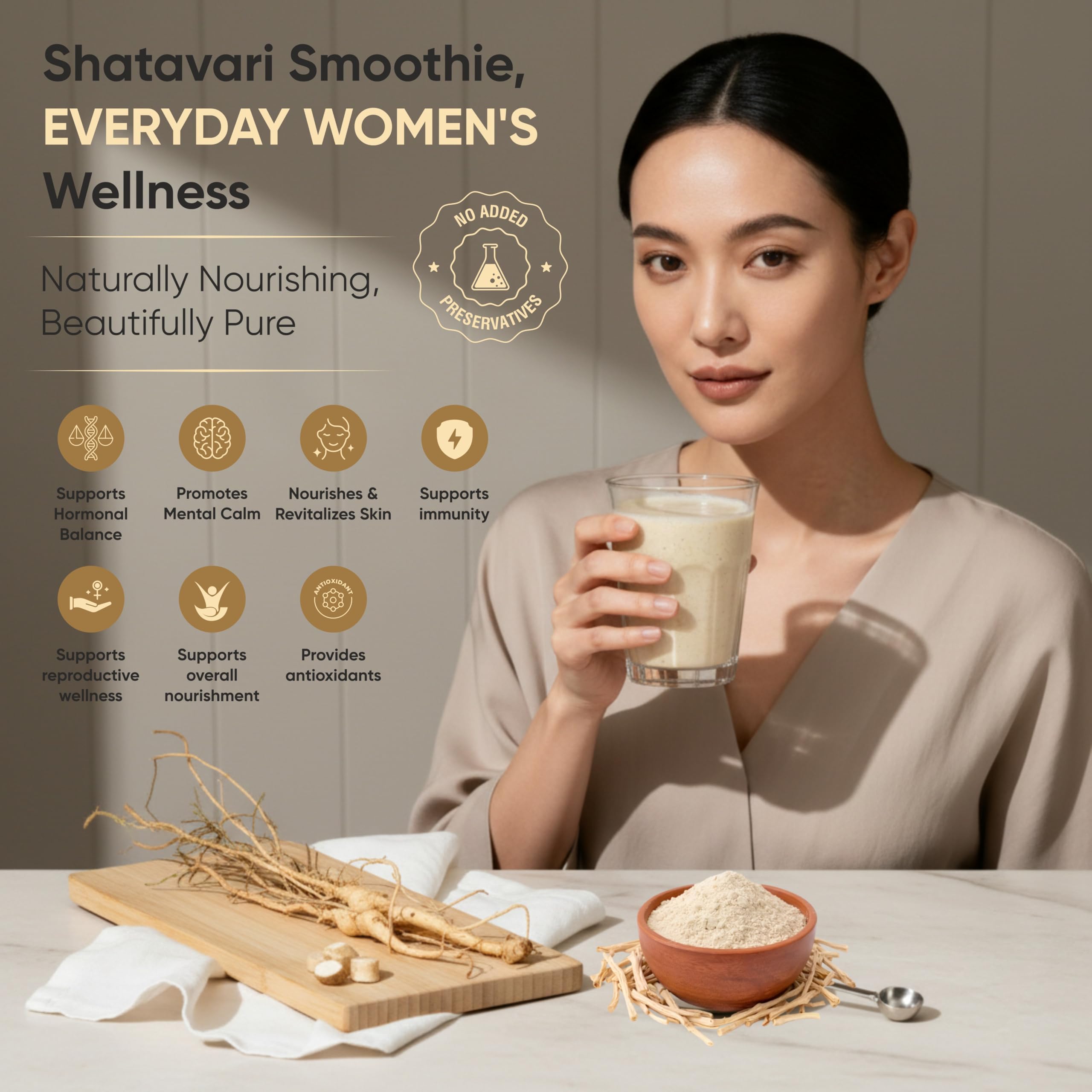 Shatavari Powder 200g | 100% Pure & Natural Shatavari Root Powder | Traditionally Used for Women’s Wellness & Overall Vitality | No Preservatives or Additives — Amazon image 6