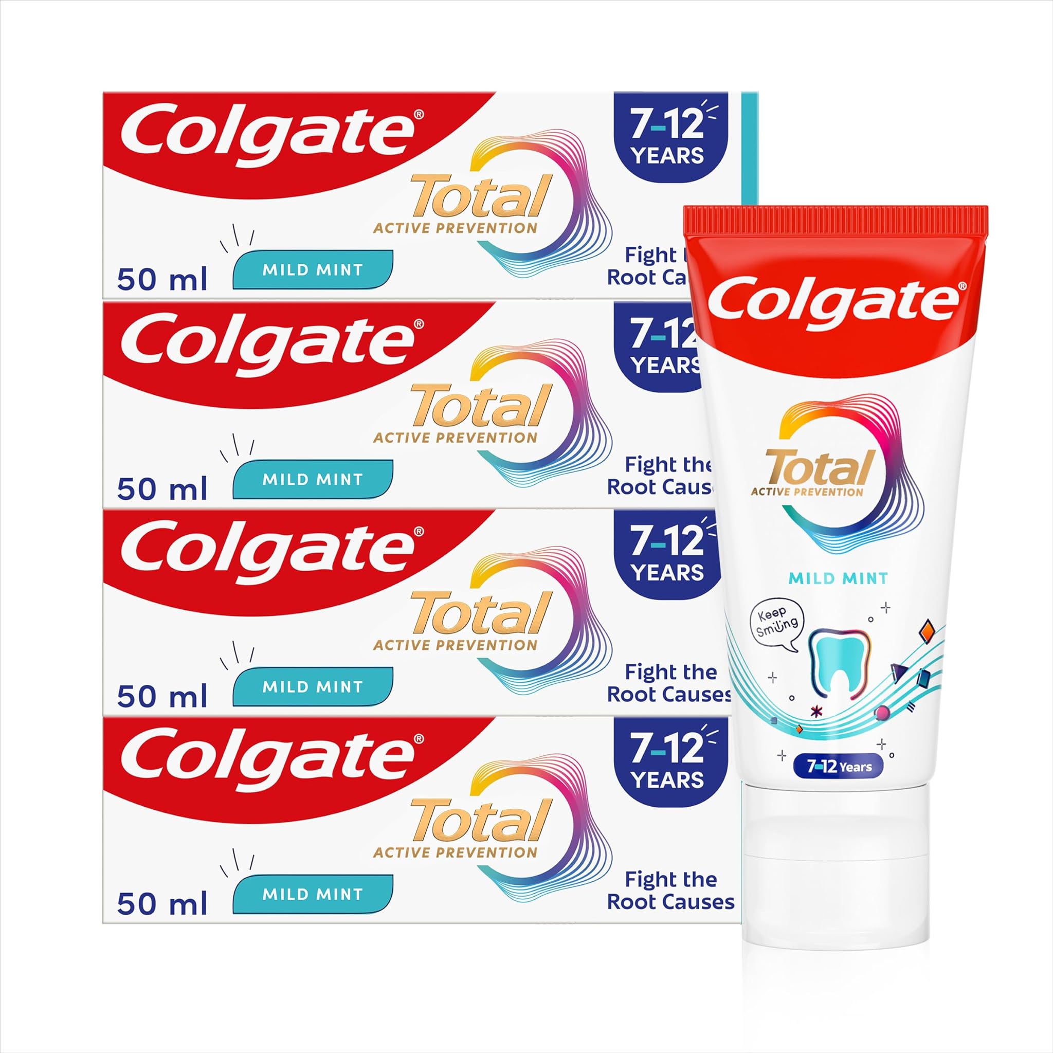 Colgate Total Kids 7 12 Years Mild Mint Toothpaste 50ml | Desertcart UAE