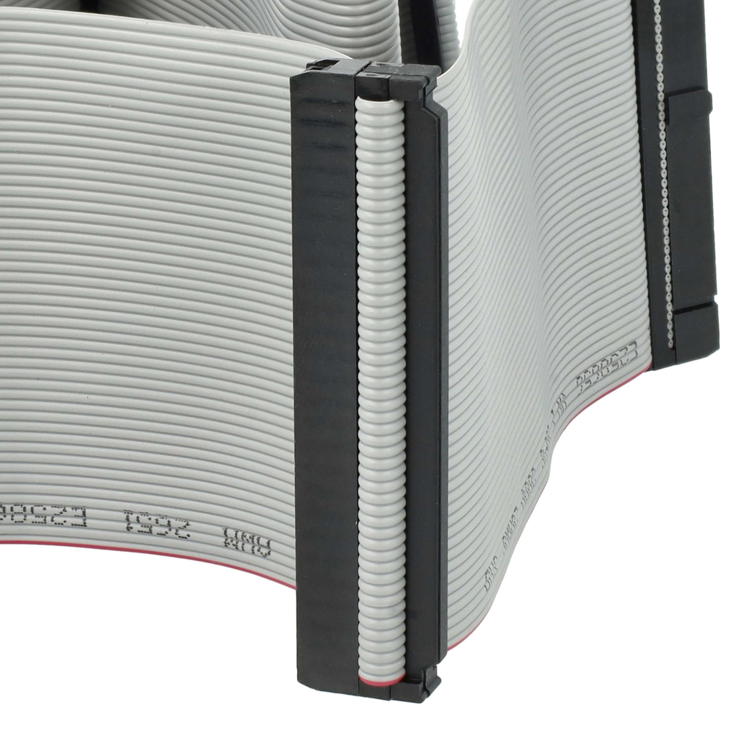 vhbw cavo a nastro SCSI per collegare 5 dispositivi SCSI - Cavo interno, 50 pin, 50 cm