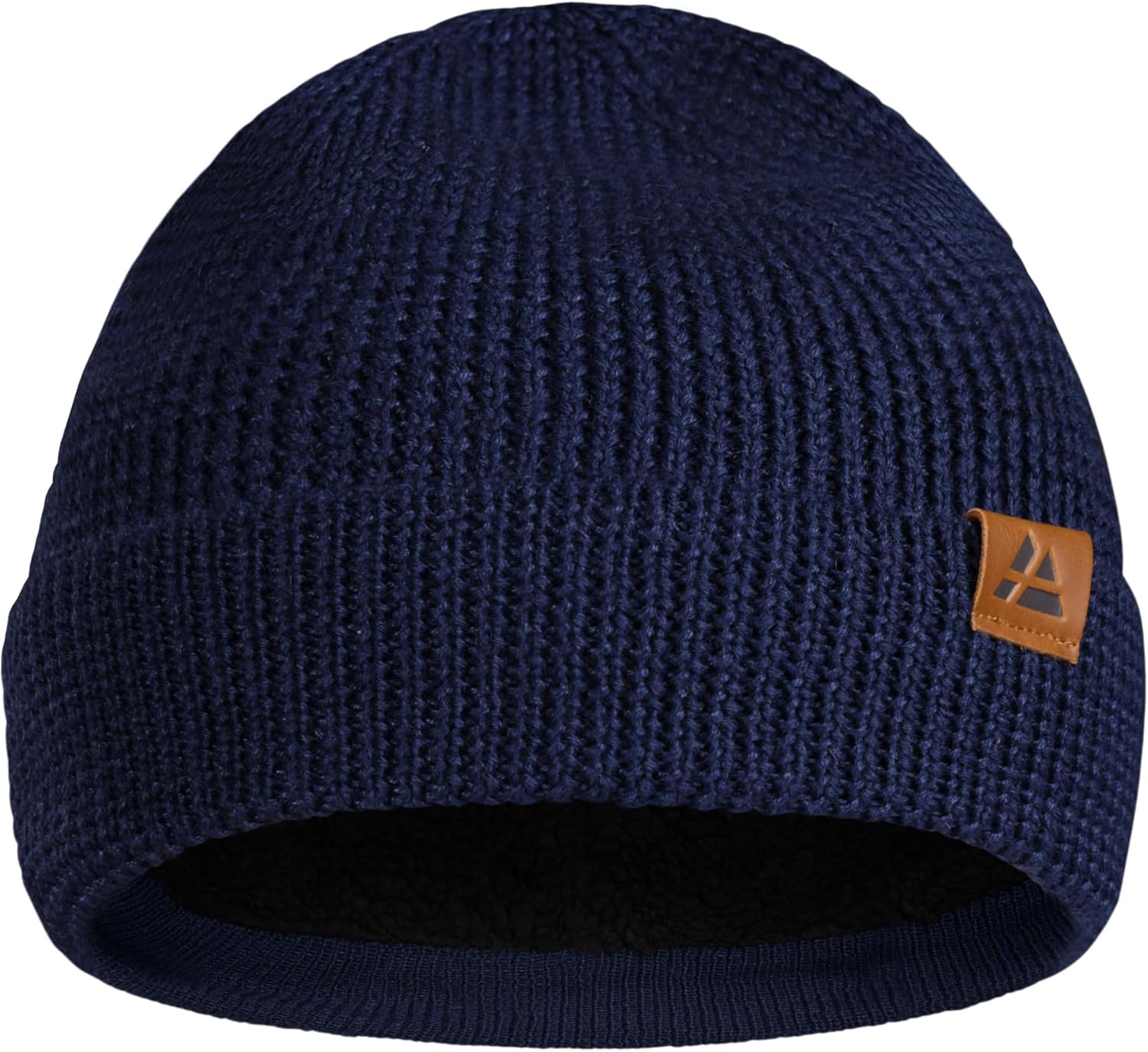 DANISH ENDURANCE Merino Wool Beanie for Men & Women, Fleece Lined Hat, Soft, Stretchy, Fisherman Beanie, Warm Wool Hat