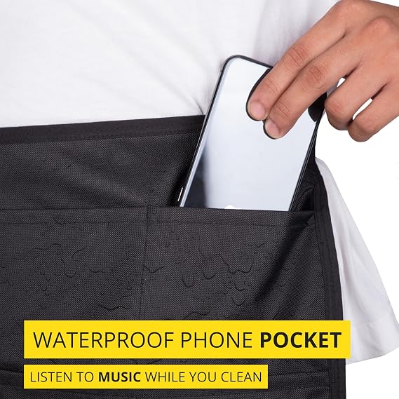 7-Pocket Waterproof Professional Cleaning Apron