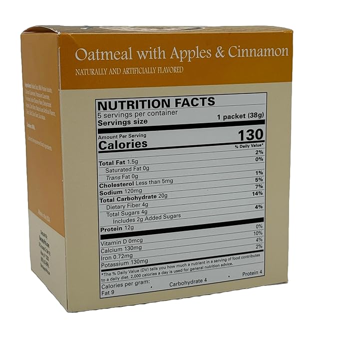 Avena con Proteína BariatricPal 12g - Manzana y Canela (Pack de 6) miniatura 2