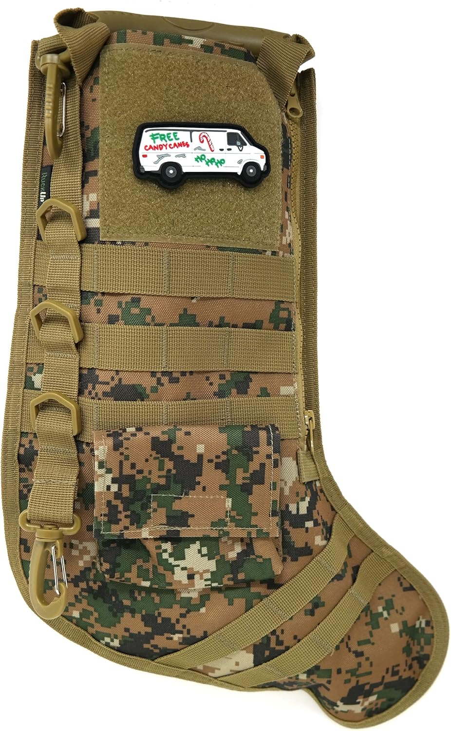 Funny Free Ammo Van Free Candy Canes Van PVC Hook and Loop Patch Bundle