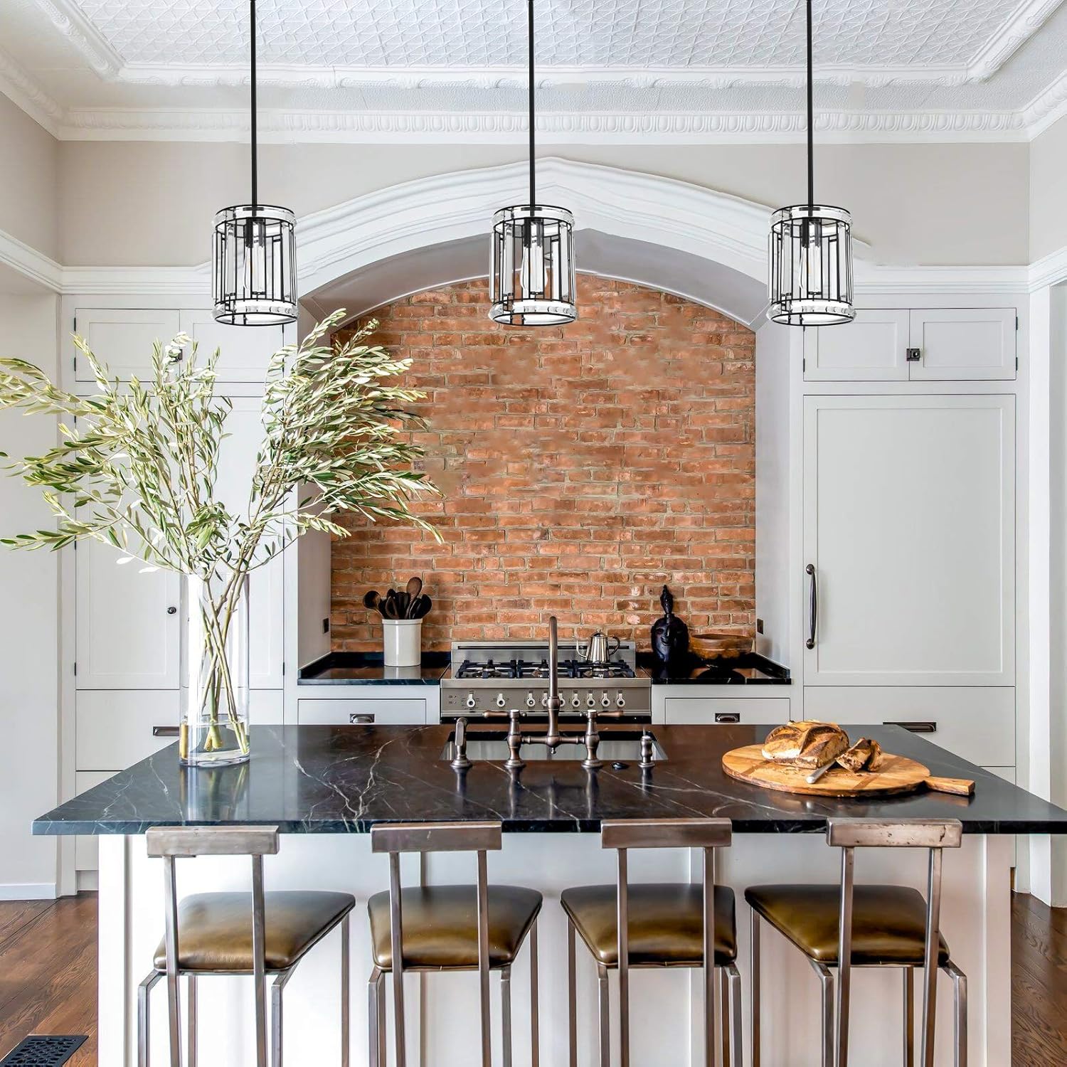 One-Day Sale: Up to 80% Off HOGBU 1-Light Modern Crystal Pendant Light Mini Crystal Ceiling Chandelier K9 Crystal Lamp Mini Pendant Hanging Light Ceiling Light Fixture for Dining Living Room, Kitchen, Bedroom,Foyer, Hallway