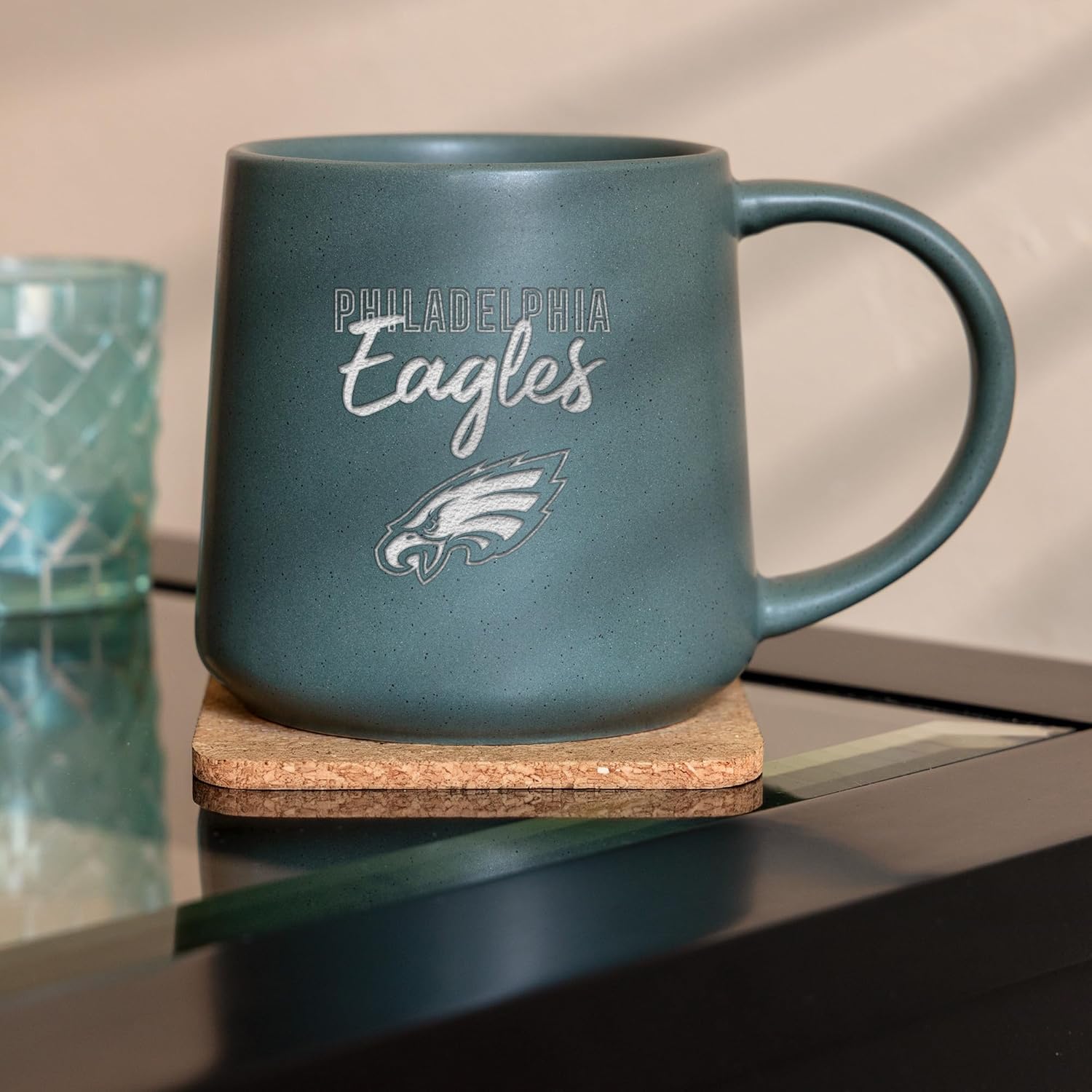 Rico Industries NFL Football Tonal 16oz Ceramic Taper Mug - Image 2