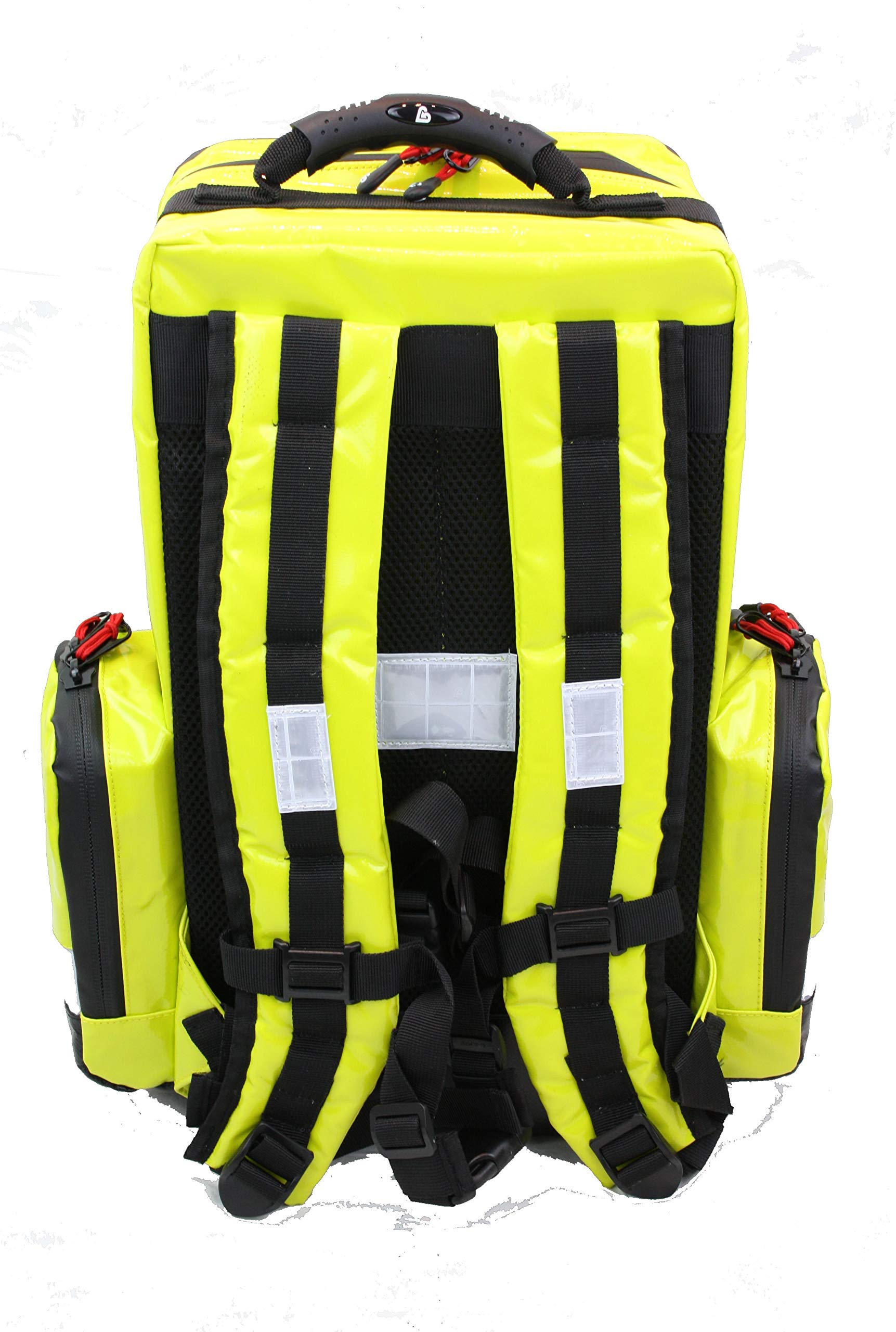 Erste Hilfe Notfallrucksack für Jugendgruppen u. Zeltlager - Plane in gelb - Waterstop Reißverschlüsse